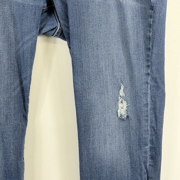 Kut from the Kloth Distressed Holes Straight Leg High Rise Jeans Women's 18 18W - Picture 3 of 9